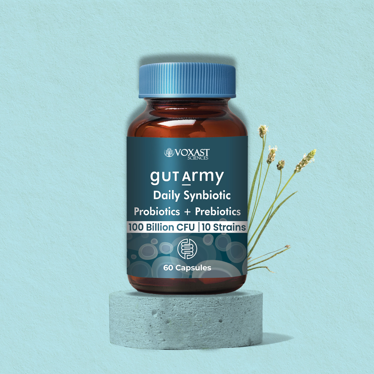 Gut Army Prebiotic & Probiotic Capsules