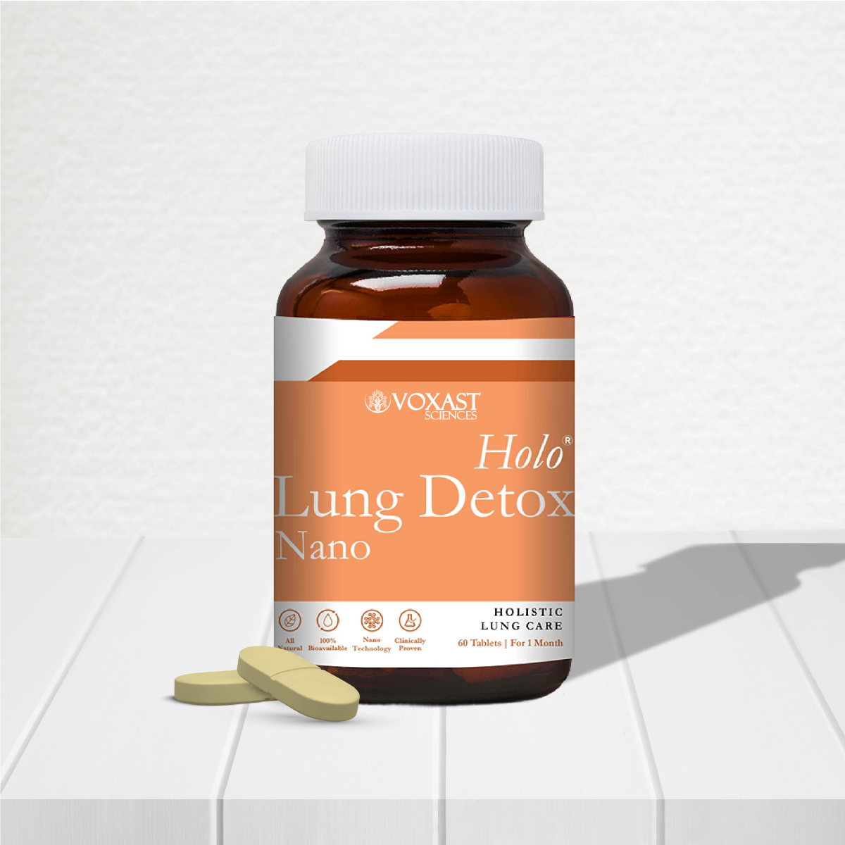 Ayurvedic Holo Lung Detox Tablets For Smokers